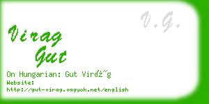 virag gut business card